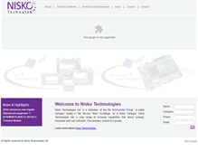 Tablet Screenshot of nisko-tech.com
